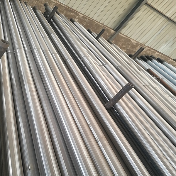 Stainless steel mesh wrapped wire filter pipe 