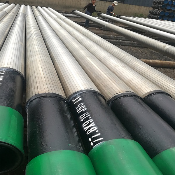 Net wrapped and wire wrapped filter pipe